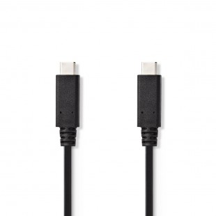 Lot de 30 : Câble de synchronisation et de charge (Gen 2) | USB-C™ Mâle | USB-C™ Mâle | 1,0 m | Noir