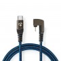 Câble de Synchronisation et de Charge | USB-C­™ Mâle vers Apple Lightning 8 broches Mâle | Connecteur pour jeux 180° | 2,0 m | R