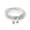 Câble Lightning Apple | Mâle 8 broches Apple Lightning vers USB-C | 1,00 m | Aluminium