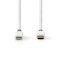 Câble Lightning Apple | Mâle à 8 broches Lightning Apple vers USB-C | 2,00 m | Blanc