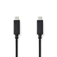 Câble USB 3.1 (Gen1) | Type-C Mâle - Type-C Mâle | 1,0 m | Noir