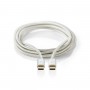 Câble USB 3.1 (Gen1) | Type-C Mâle - Type-C Mâle | 2,0 m | Aluminium