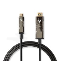 Câble USB Type-C™ vers HDMI™ | COA | Connecteur Type-C™ Mâle vers HDMI™ | 20,0 m | Noir