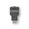Adaptateur DisplayPort vers VGA | DisplayPort Mâle - VGA Femelle | Noir