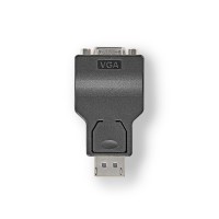 Adaptateur DisplayPort vers VGA | DisplayPort Mâle - VGA Femelle | Noir