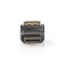 Adaptateur HDMI | Connecteur HDMI - HDMI Femelle | Angle de 270° | Noir