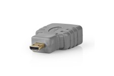 Adaptateur HDMI | Micro-Connecteur HDMI vers HDMI Femelle | Gris
