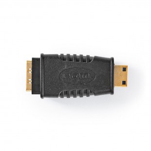 Adaptateur HDMI | Mini-Connecteur HDMI - HDMI Femelle | Noir