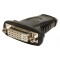 Adaptateur HDMI High Speed avec Ethernet HDMI femelle - DVI-D 24 + 1 broches Femelle Noir