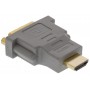 Adaptateur HDMI High Speed Connecteur HDMI - DVI-D 24 + 1 broches Femelle Gris