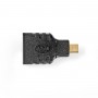 Adaptateur HDMI™ | Micro-connecteur HDMI - HDMI Femelle | Noir