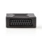 Adaptateur PERITEL | SCART Femelle - SCART Femelle | Noir