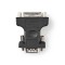 Adaptateur VGA vers DVI | VGA Mâle - DVI-I Femelle à 24 +5 Broches | Noir