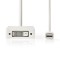 Câble Adaptateur Multiport Mini DisplayPort | Mini DisplayPort Mâle - VGA Femelle / DVI-D Femelle à 24+1 Broches / Entrée HDMI |