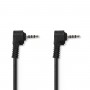 Câble AV de 3,5 mm | 3,5 mm AV Mâle - 3,5 mm AV Mâle | 1,0 m | Noir
