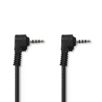 Câble AV de 3,5 mm | 3,5 mm AV Mâle - 3,5 mm AV Mâle | 1,0 m | Noir