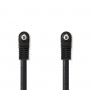Câble AV de 3,5 mm | 3,5 mm AV Mâle - 3,5 mm AV Mâle | 1,0 m | Noir