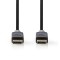 Câble DisplayPort 1.4 | DisplayPort Mâle vers DisplayPort Mâle | 3,00 m | Anthracite