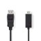 Câble DisplayPort vers HDMI | DisplayPort Mâle - Connecteur HDMI | 2,0 m | Noir