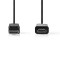 Câble DisplayPort vers HDMI | DisplayPort Mâle - Connecteur HDMI | 2,0 m | Noir