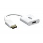 Câble DisplayPort vers HDMI Display Port Mâle - HDMI femelle 0.15 m Blanc