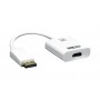 Câble DisplayPort vers HDMI Display Port Mâle - HDMI femelle 0.15 m Blanc
