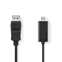 Câble DisplayPort vers HDMI™ | DisplayPort Mâle - Connecteur HDMI™ | 1,0 m | Noir
