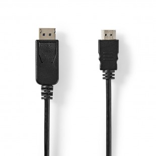Câble DisplayPort vers HDMI™ | DisplayPort Mâle | Connecteur HDMI™ | 2,0 m | Noir