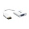 Câble DisplayPort vers VGA Display Port Mâle - VGA Femelle 0.15 m Blanc