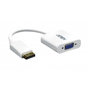 Câble DisplayPort vers VGA Display Port Mâle - VGA Femelle 0.15 m Blanc