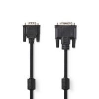 Câble DVI | DVI-A Mâle à 12 + 5 Broches - VGA Mâle | 2,0 m | Noir