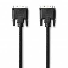 Lot de 30 : Câble DVI-D | Câble DVI Mâle à 24+1 broches | Câble DVI Mâle à 24+1 broches | 2,0 m | Noir