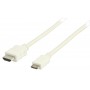 Câble HDMI avec Ethernet haute vitesse AM - CM Connecteur HDMI - HDMI Mini Mâle 1.00 m Blanc