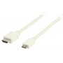 Câble HDMI avec Ethernet haute vitesse AM - CM Connecteur HDMI - HDMI Mini Mâle 2.00 m Blanc