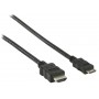 Câble HDMI avec Ethernet haute vitesse AM - CM Connecteur HDMI - HDMI Mini Mâle 2.00 m Noir