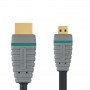 Câble HDMI avec Ethernet haute vitesse AM - DM Connecteur HDMI - HDMI Micro Mâle 2.00 m Bleu