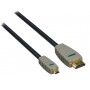 Câble HDMI avec Ethernet haute vitesse AM - DM Connecteur HDMI - HDMI Micro Mâle 2.00 m Bleu