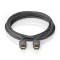 Câble HDMI Ultra-Haute Vitesse | Connecteur HDMI™ vers Connecteur HDMI™ | Gris métal | Câble Tressé | 1,0 m