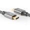 Câble HDMI Ultra-Haute Vitesse | Connecteur HDMI™ vers Connecteur HDMI™ | Gris métal | Câble Tressé | 1,0 m