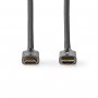 Câble HDMI Ultra-Haute Vitesse | Connecteur HDMI™ vers Connecteur HDMI™ | Gris métal | Câble Tressé | 2,0 m