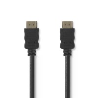 Câble HDMI™ Haute Vitesse avec Ethernet | Connecteur HDMI - Connecteur HDMI | 1,0 m | Noir