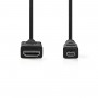 Câble HDMI™ Haute Vitesse avec Ethernet | Connecteur HDMI - Micro-connecteur HDMI | 2,0 m | Noir