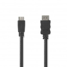 Câble HDMI™ Haute Vitesse avec Ethernet | Connecteur HDMI - Mini-Connecteur HDMI | 2,0 m | Noir