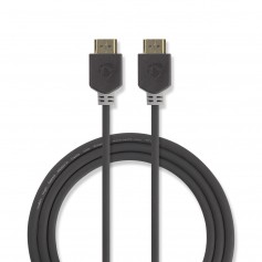 Câble HDMI™ Haute Vitesse avec Ethernet | Connecteur HDMI™ - Connecteur HDMI™ | 0,5 m | Anthracite