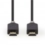 Câble HDMI™ Haute Vitesse avec Ethernet | Connecteur HDMI™ - Connecteur HDMI™ | 1,0 m | Anthracite