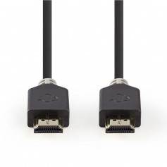 Câble HDMI™ Haute Vitesse avec Ethernet | Connecteur HDMI™ - Connecteur HDMI™ | 1,0 m | Anthracite
