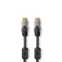 Câble HDMI™ Haute Vitesse avec Ethernet | Connecteur HDMI™ vers connecteur HDMI™ | 0,75 m | Anthracite