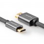 Câble HDMI™ Haute Vitesse avec Ethernet | Connecteur HDMI™ vers Mini-Connecteur HDMI™ | Gris Métal | Câble Tressé