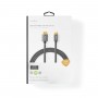 Câble HDMI™ Haute Vitesse avec Ethernet | Connecteur HDMI™ vers Mini-Connecteur HDMI™ | Gris Métal | Câble Tressé