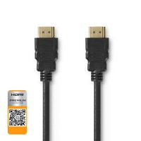 Câble HDMI™ Haute Vitesse Premium avec Ethernet | Connecteur HDMI™ vers connecteur HDMI™ | 2,00 m | Noir